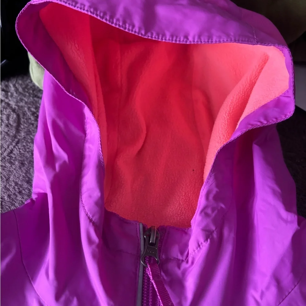 Sporty and Stylish Columbia Kids Vibrant Purple Raincoat | Size M (10/12)